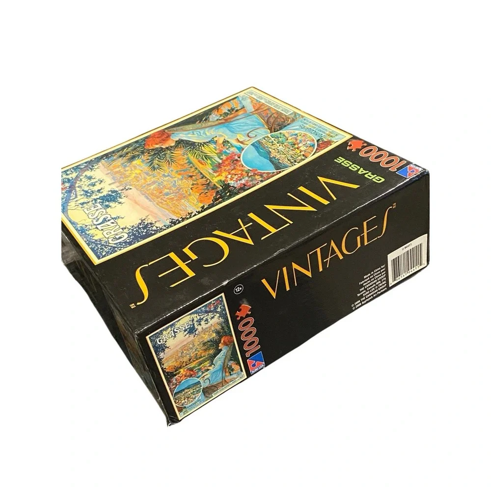 Sure-Lox Vintages Grasse 1000 Piece Puzzle 2006 P.L.M. France Complete